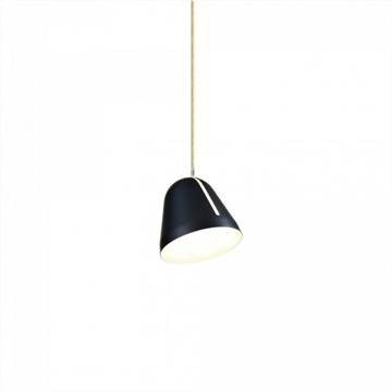 Tilt S hanglamp Ø18, zwart/beige