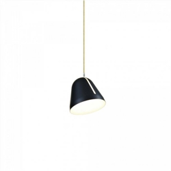 Tilt S hanglamp Ø18, zwart/beige