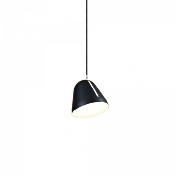 Tilt S hanglamp Ø18, zwart/grijs