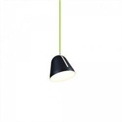 Tilt S hanglamp Ø18, zwart/groen
