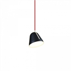 Tilt S hanglamp Ø18, zwart/rood