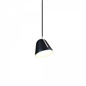 Tilt S hanglamp Ø18, zwart/zwart