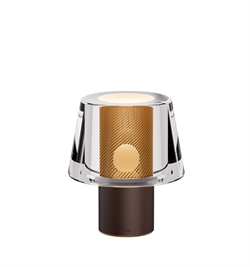 Occhio Era Lusso grande G batterijlamp, marrone, air, bronze mesh