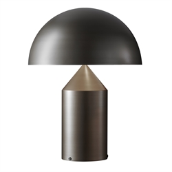 Atollo 233 tafellamp, satin bronze