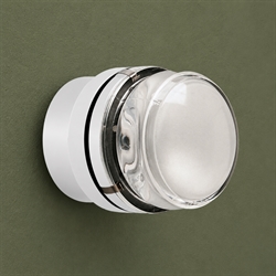 Fresnel wandlamp / plafondlamp LED, wit