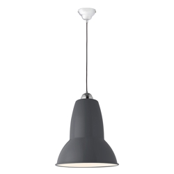 Original 1227 giant hanglamp, glanzend grijs