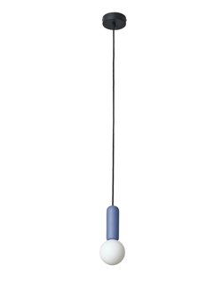 Decor Concrete Mic hanglamp, blauw