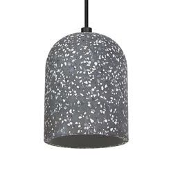 Decor Pill hanglamp, zwart terrazzo