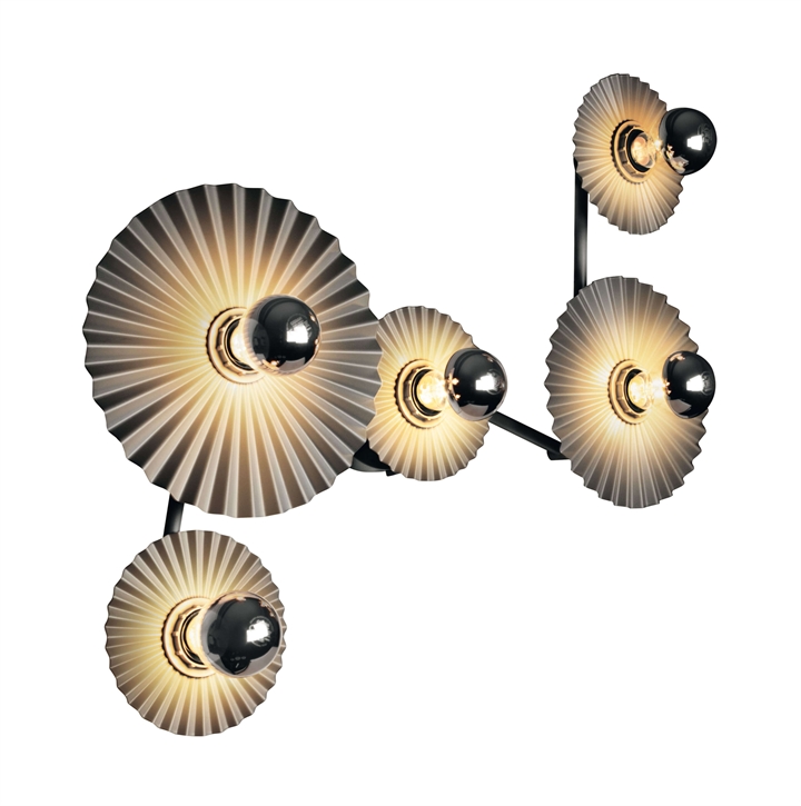 Decor Waist wandlamp, zwart