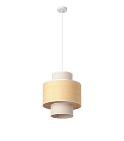 Decor Wrap Cylinder hanglamp, beige