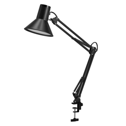 Office Line Desk Retro Clip bureaulamp, zwart