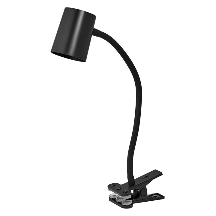 Office Line Desk Trapezium Clip bureaulamp, zwart