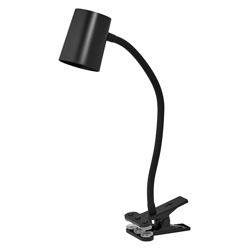 Office Line Desk Trapezium Clip bureaulamp, zwart