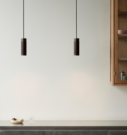 Thorup Copenhagen Patrone hanglamp, gebronsd messing, 200 mm