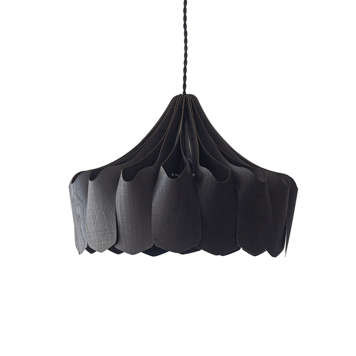 Pioni S hanglamp, zwart
