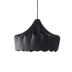 Pioni S hanglamp, zwart
