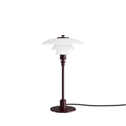 PH 2/1 tafellamp, glossy burgundy