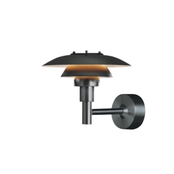 PH 3-2½ buiten wandlamp, zwart
