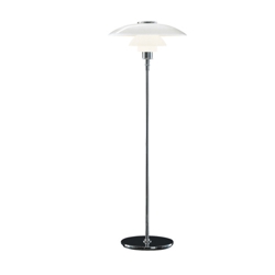 PH 4½-3½ vloerlamp, chroom