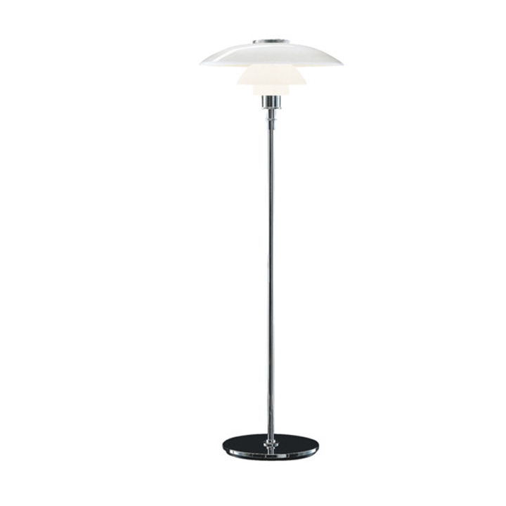 PH 4½-3½ vloerlamp, chroom