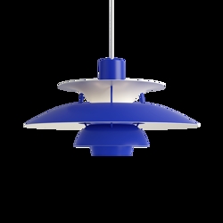 PH 5 hanglamp, monochroom blauw