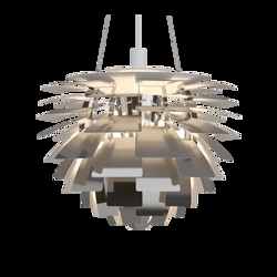 PH Artichoke Ø72 hanglamp, roestvrij staal