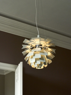 PH Artichoke Ø60 hanglamp, dusty green/chroom