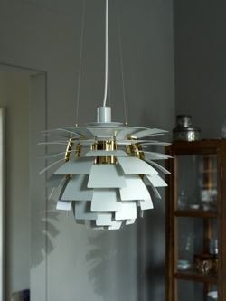 PH Artichoke Ø60 hanglamp, dusty green/messing