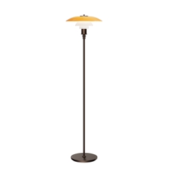 PH 3½-2½ vloerlamp Centenary Edition, amber/opal