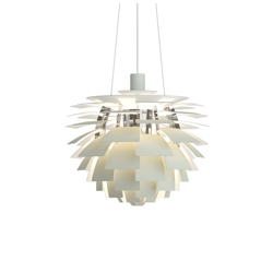 PH Artichoke Ø48 hanglamp, dusty green/chroom