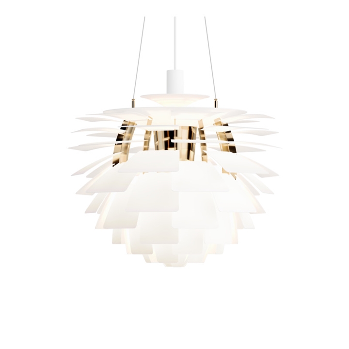 PH Artichoke Ø60 hanglamp, soft white/messing