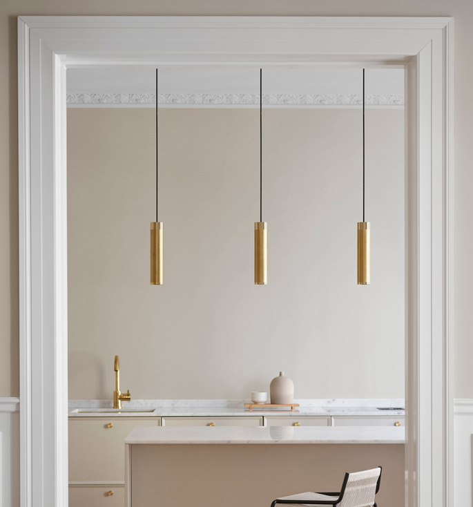 Thorup Copenhagen Patrone hanglamp, messing, 300 mm