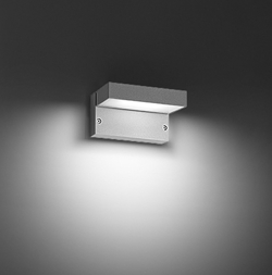 POLO+ 2 11, binnen / buiten wandlamp, grijs