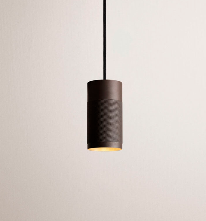 Thorup Copenhagen Patrone hanglamp, gebronsd messing, 120 mm