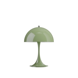 Panthella 250 Portable V3 tafel- / batterijlamp, opaque moss groen