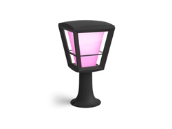 Philips Hue Econic WCA buiten sokkellamp, zwart