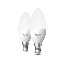 Philips Hue White 3,9W LED E14 B39 470lm (2 st.)