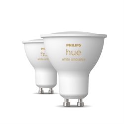 Philips Hue White Ambiance 4,2W LED GU10 400lm (2 st.)