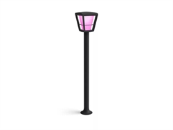 Philips Hue Econic WCA buiten sokkellamp, zwart