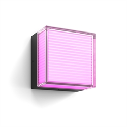 Philips Hue Semeru WCA buiten wandlamp (vierkant), zwart