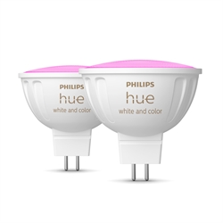 Philips Hue White and Color Ambiance 6,3W LED 12V GU5.3 MR16 400lm (2 stuks)