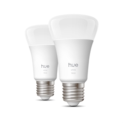 Philips Hue White 9,5W LED E27 A60 1100lm (2 st.)