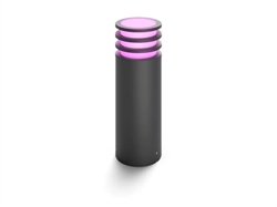 Philips Hue Lucca buiten sokkel / bollard, antraciet