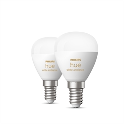 Philips Hue White Ambiance 5,1W LED E14 Luster 470lm (2 st.)