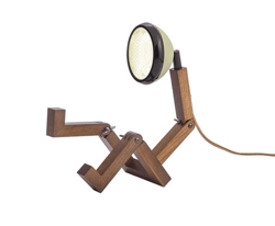 Mini Mr. Wattson tafellamp, Desert groen