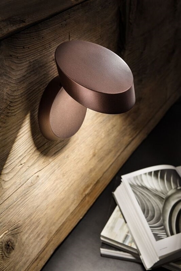 Pin-Up wand/plafondlamp koper/brons