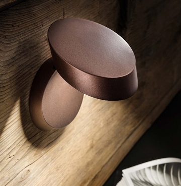 Pin-Up wand/plafondlamp koper/brons