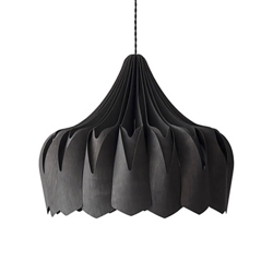Pioni L hanglamp, zwart