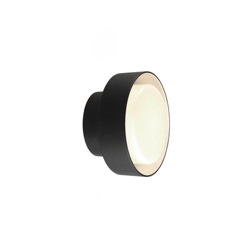 Plaff-on wandlamp/plafondlamp, zwart