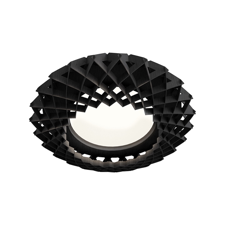 Signature 45 plafond plafondlamp / wandlamp, zwart